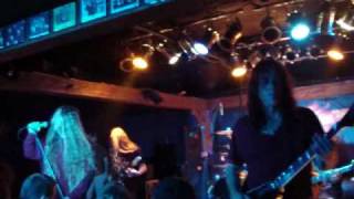 Obituary "List of Dead + Blood to Give" live Blondies Detroit 2 June 2010