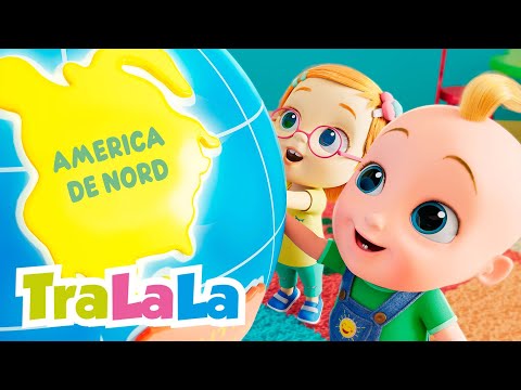 7 continente 🌍 Călătorie educativă în jurul lumii - Învățăm cu TraLaLa Cântece Copii