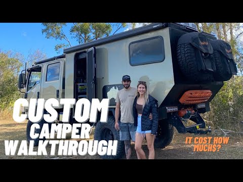 Isuzu NPS 300 Truck - Custom camper walkthrough