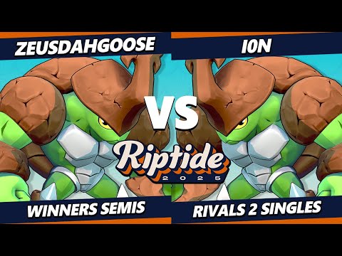 Riptide 2025 TOP 8 - ZeusDahGoose (Kragg) Vs. I0N (Kragg) Rivals of Aether II - RoA2