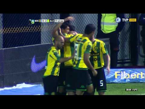 Gol de Vildozo. Boca 0 - Aldosivi 3 | Primera División 2015 - Fecha 13
