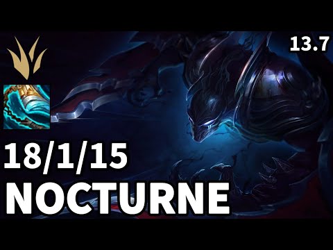 Nocturne Jungle vs Kindred - EUW Master | Patch 13.7