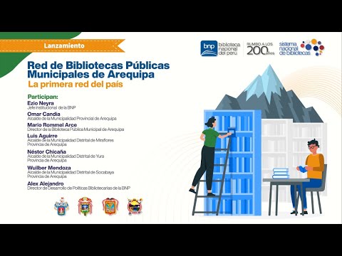 Lanzamiento | Red de Bibliotecas Públicas Municipales de Arequipa