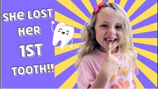 She Lost Her First Tooth!