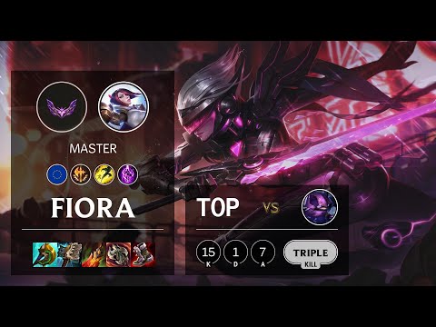 Fiora Top vs Kennen - EUW Master Patch 12.4