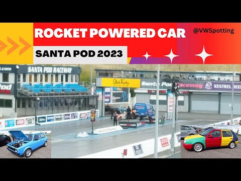 FireForce 5 JET CAR at GTI Festival Santa Pod 2023  | Rocket Car