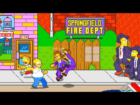 The Simpsons Longplay (Arcade) [QHD]