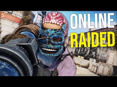 ONLINE ROCKET RAIDED BY SALTY CLAN NEIGHBOURS FOR REVENGE - Rust Survival Gameplay (S10-E3)