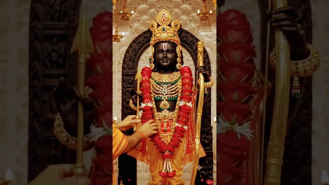 🚩🙏 श्री राम जी के दिव्य दर्शन ❤️ देखकर मन प्रसन्न हो जाएगा | जय श्री राम 🚩 #shorts #youtubeshorts
