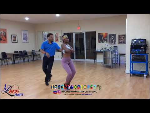DAHANA 1ST KOMPA DANCE CLASS... BEGINNER LEVEL .. WITH CLAUDEL ... #KONPA #HAITI #ZOUK #DANCE #AYITI