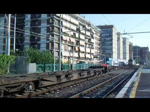 E655.501 sul TCS 57008 Pomezia - Gallarate, in partenza da Roma Tuscolana