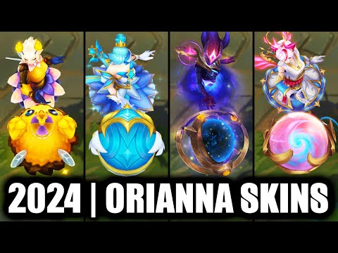 ALL ORIANNA SKINS SPOTLIGHT 2024 | League of Legends