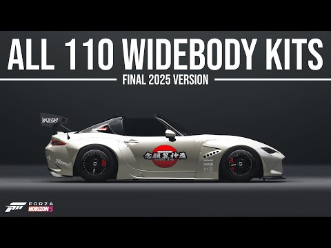 Forza Horizon 5 - All 110 Widebody Kits (2025 Final Edition)