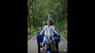 Download lagu Siapa Bilang Motor Roda Tiga Cuma buat Angkut Barang? Lihat Aksi Cewek Pemberani Ini! 💪 mp3