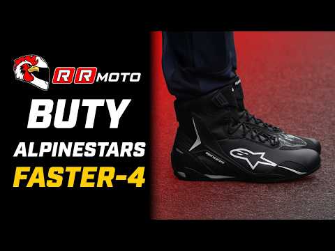 ALPINESTARS FASTER_4 _ krótkie buty motocyklowe w sportowym stylu