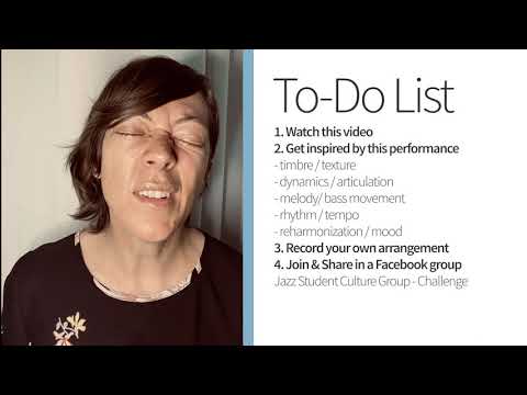 GRETCHEN PARLATO - On Green Dolphin Street - Singing challenge SEASON 2 / Jazz Student Culture.com