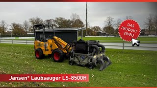 Jansen LS-8500H Vysávač lístia, hydraulika, s euro úchytom, na čelný nakladač, 1,5m