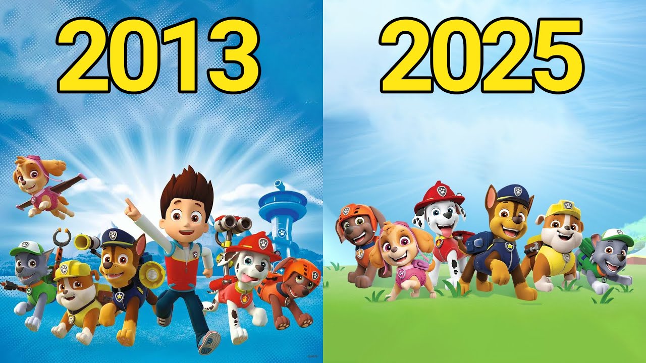 Evolution of Paw Patrol Games (2013-2025)