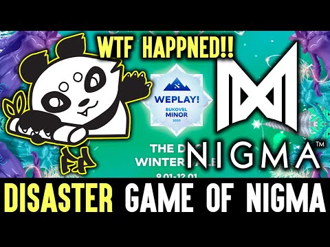 DISASTER GAME OF NIGMA - WTF HAPPEND!! | WEPLAY 2020 BUKOVEL MINOR DOTA 2