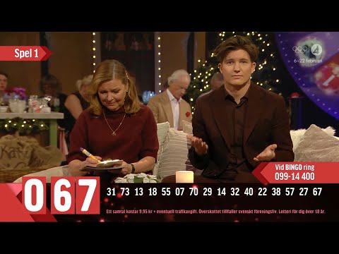 Daniel Norberg gör "67"  i Bingolotto Uppesittarkvällen 2025  | Bingolotto | TV4 & TV4 Play