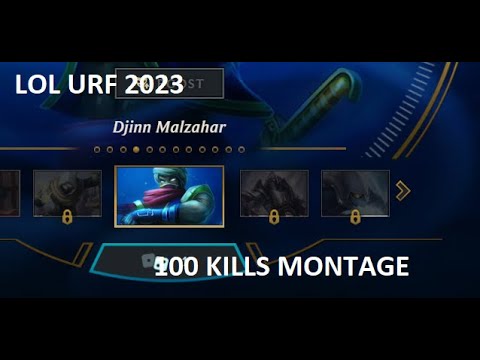 League of Legends 2023 URF 100 KILLS Montage!