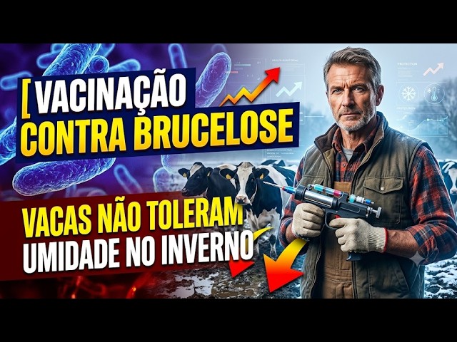 Vacinação contra brucelose; Vacas não toleram umidade no inverno.