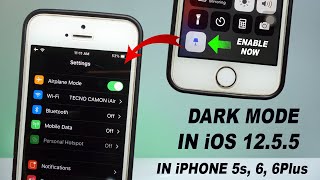 Official Ture Dark Mode  in iOS 12.5.5 on iPhone 5s, 6, 6 Plus 🔥🔥. Enable Right Now in the Settings.