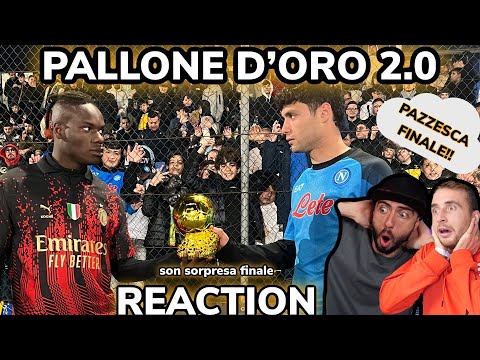 REACTION PALLONE D'ORO DI YOUTUBE ITALIA 2.0 - LA FINALE