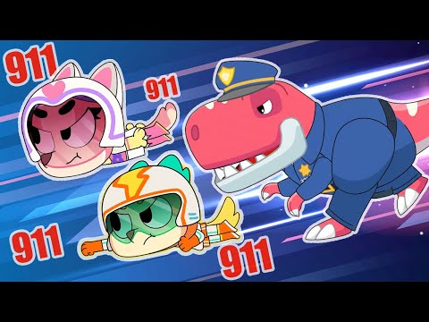 When Should We Call 911 | Dinosaur Song for Kid | Nursery Rhymes| Nuton & Lola