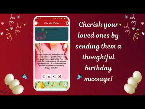 Birthday Cards & Messages Wish Video
