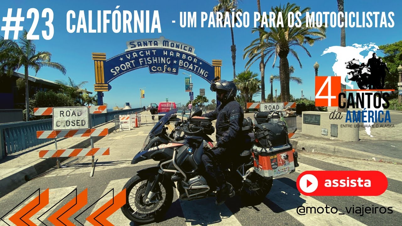 EXPEDIÇÃO 4 CANTOS DA AMÉRICA |  EP. 23 - RODANDO DE MOTO PELA CALIFÓRNIA