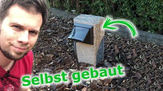 Außensteckdose für Strom im Garten: Gartensteckdose als Steinstele (IP44) selber bauen | Tutorial