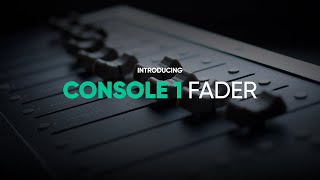 Introducing Console 1 Fader by Softube