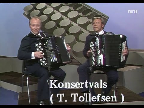 Sverre Cornelius LUND og Arnstein JOHANSEN spiller  Konsertvals av Toralf Tollefsen