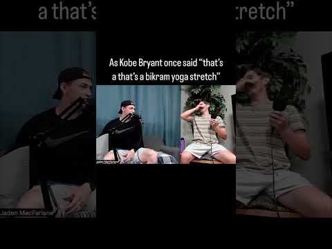 A what stretch!? 😂 #yoga #kobe #stretch #haters #podcast #incidious #movies #review