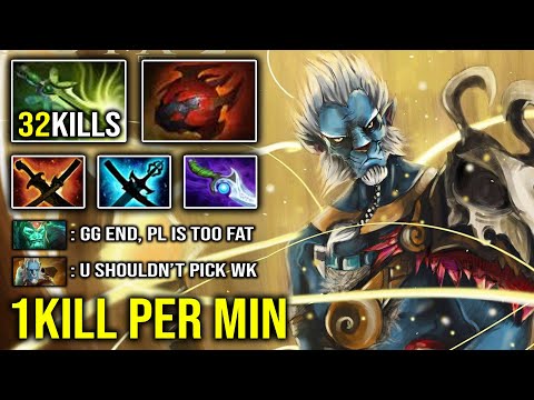 CRAZIEST 1V5 RAID BOSS Butterfly + Heart PL | Insane Doppelganger Juke 100% Deleted WK DotA 2