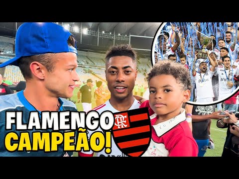 FLAMENGO CAMPEÃO CARIOCA E EU FALEI COM OS JOGADORES DENTRO DO CAMPO!! Flamengo x Nova Iguaçu