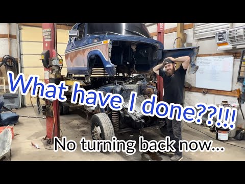 TINA My 79 f250 gets a makeover!! *Body swap to superduty 6.0 powerstroke frame floor and firewall*
