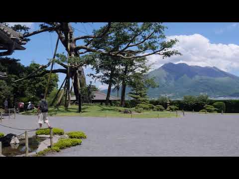 仙巌園からの桜島