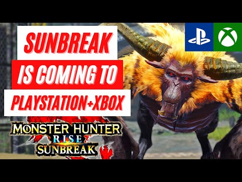 Monster Hunter Rise Sunbreak Coming to PlayStation 5 XBOX Series X Reveal Gameplay Trailer Leak