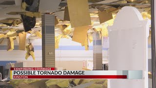 Possible tornado touches down in Kinston, heavy rain, down trees, power lines in ENC