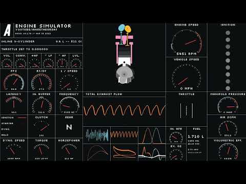 Inline 9-Cylinder - Engine Simulator