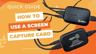 Quick guide to setting up your El Gato screen capture card so you can record your video game play!