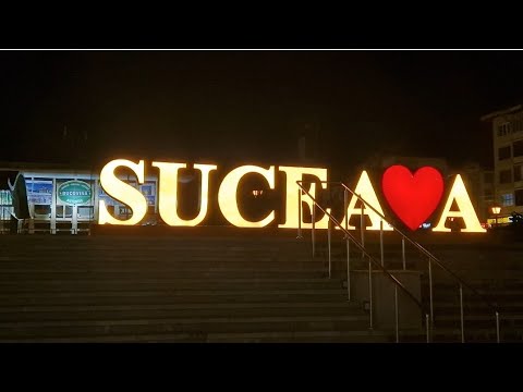 Plimbare seara prin SUCEAVA | Suceava walking tour (city center)