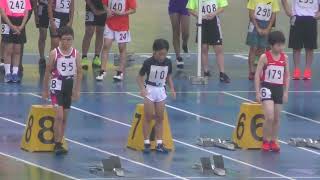 Download the video "4年 男子 100m タイムレース決勝⑤ #小学生陸上【4KｳﾙﾄﾗHD】神奈川県小学生陸上競技秋季交流大会 平塚レモンガススタジアム 2024.10.5"