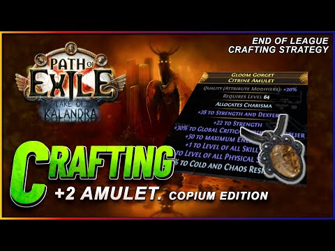 PoE 3.19 - Crafting a +2 Amulet the New Way