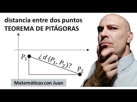 ▷ Distancia entre dos puntos en el plano cartesiano CON EL TEOREMA DE PITÁGORAS. Ejercicio resuelto