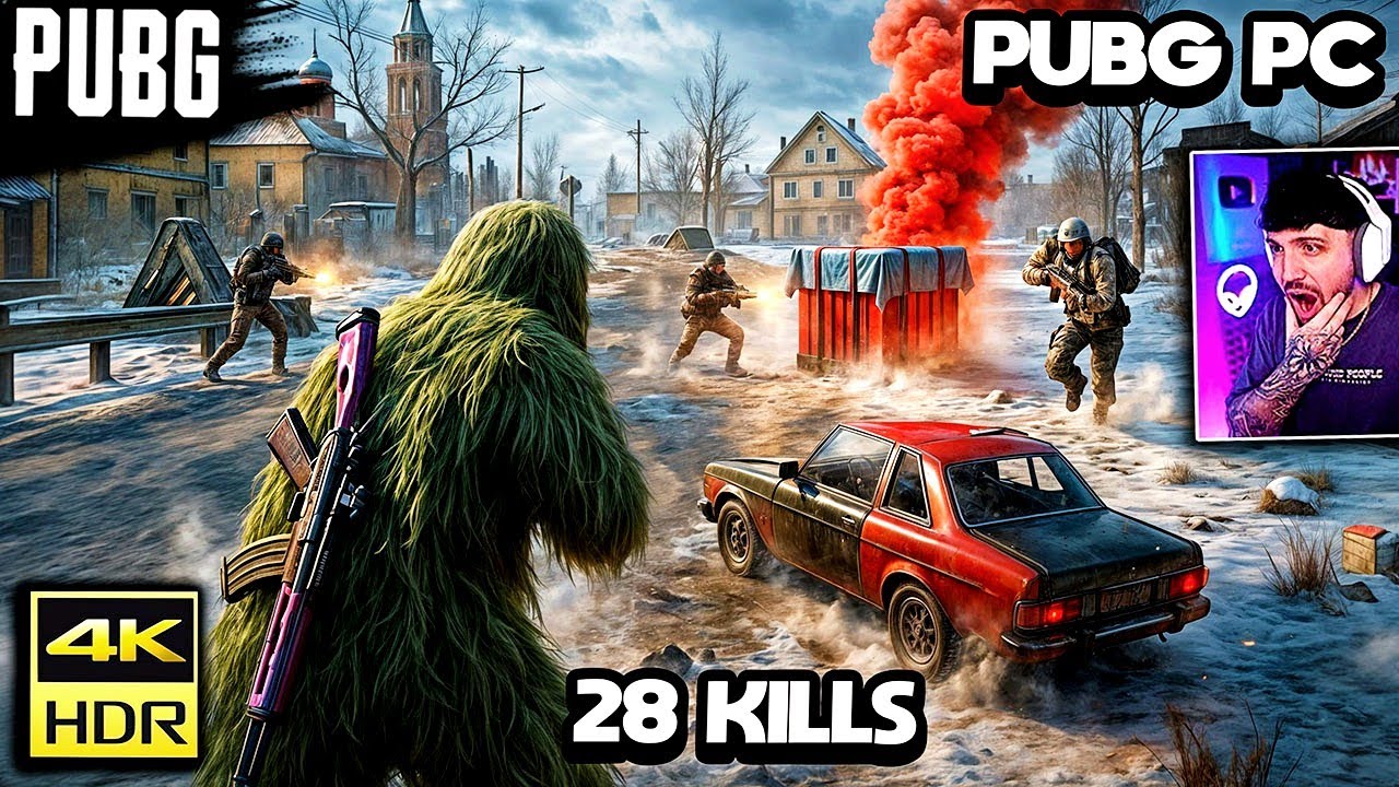 PUBG PC pero ADIOS a 28 JUGADORES de VIKENDI! 😨🚬 El battle royale MÁS REALISTA del 2025