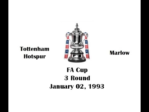 FA Cup 1992-1993. 3 Round. Tottenham Hotspur - Marlow. Highlights.