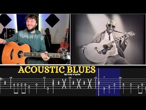 Rev. Blind Gary Davis blues guitar lesson (Samson and Delilah/ If I had my way)